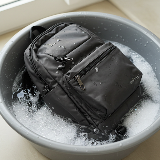 cách giặt balo